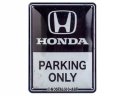 Металлическая пластина Honda Parking Only, Tin Sign, 15x20, Nostalgic Art