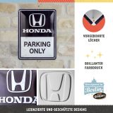Металлическая пластина Honda Parking Only, Tin Sign, 15x20, Nostalgic Art, артикул NA26269