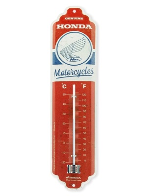 Термометр Honda MC Motorcycles Vintage Logo, Retro Thermometer, Nostalgic Art