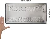 Металлическая пластина Kawasaki Motorcycles, Tin Sign, 25x50, Nostalgic Art, артикул NA27025