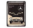 Металлическая пластина Mercedes-Benz 300 SL Beige, Tin Sign, 15x20, Nostalgic Art