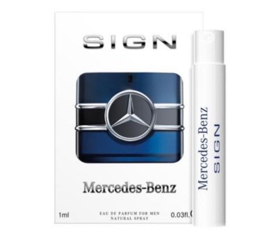 Пробник, мужская туалетная вода Mercedes-Benz Sign Eau de Parfum Men Sample 1 ml
