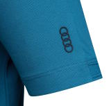 Мужская рубашка-поло Audi Poloshirt, men, turquoise, артикул 3132300112
