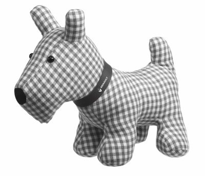 Мягкая игрушка Renault Ziggy Dog Toy, Grey/White