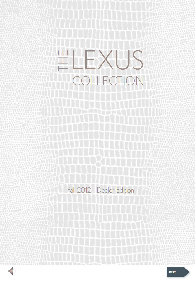 Lexus collection 2012 USA