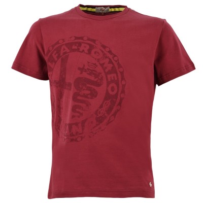 Мужская футболка Alfa Romeo Men's Vintage S-Sleeved T-Shirt, Red