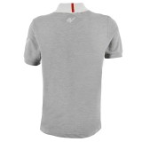 Мужская рубашка поло Alfa Romeo Men's Vintage S-Sleeved Polo Shirt, Grey Melange, артикул 5916668