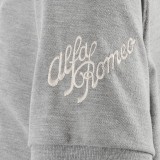Мужская рубашка поло Alfa Romeo Men's Vintage S-Sleeved Polo Shirt, Grey Melange, артикул 5916668