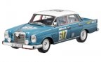 Модель Mercedes-Benz 300 SE rally car, 1964, W112/3, Blue, Scale 1:43