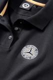 Женская футболка поло Mercedes-Benz Women's Polo Shirt, Vintage Star, Black, артикул B66041510