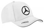 Бейсболка унисекс Mercedes-Benz F1 Unisex cap, Rosberg 2015, Signature, White