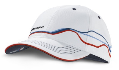 Бейсболка BMW Motorsport Fan Cap, unisex, White/Blue