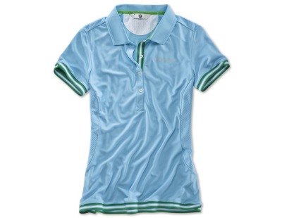Женская рубашка-поло BMW Golfsport Polo Shirt, ladies, Aqua