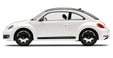 Модель автомобиля Volkswagen Beetle, Oryx White Pearl, Scale 1:43, артикул 5C10993000K1