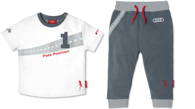 Детский комплект: футболка и штаны Audi Babys Set T-Shirt plus Pant, Audi Sport
