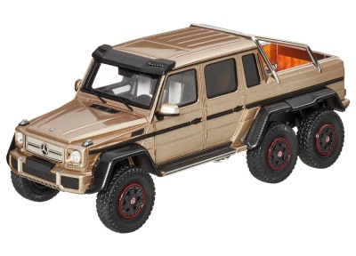 Модель Mercedes-Benz G 63 AMG, 6x6, Sanidin Beige Metallic, 1:43 Scale