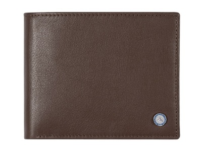 Кожаный кошелек Mercedes-Benz Leather Wallet, Vintage Star, Brown