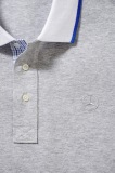 Мужская рубашка поло Mercedes Men's Polo Shirt, Slim Fit, Grey, артикул B66956132
