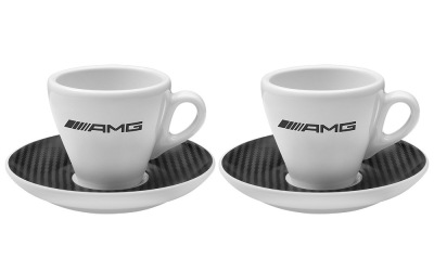 Набор из двух фарфоровых чашек для эспрессо Mercedes-Benz Espresso cups, set of 2, AMG