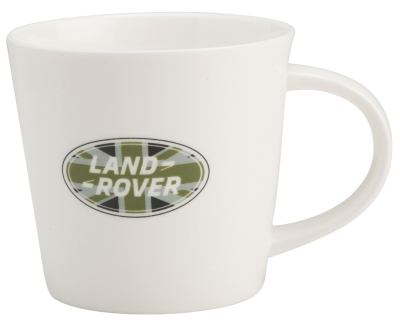 Керамическая кружка Land Rover Union Jack Logo Mug, White
