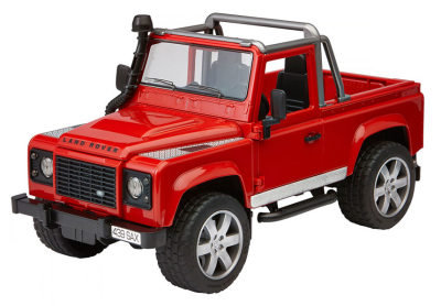 Модель автомобиля Land Rover Defender Station Wagon, Scale 1:16, Red