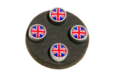 Набор колпачков для колесных вентилей Land Rover Union Jack Valve Stem Caps