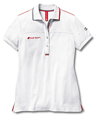 Женская футболка-поло Audi Sport Ladies Polo Shirt White