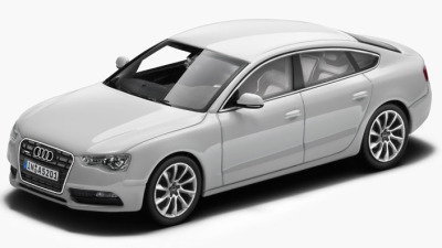 Модель Audi A5 Sportback, Ibis white, 2013, Scale 1 43