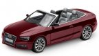 Модель Audi A5 Cabriolet, Shiraz red, 2013, Scale 1 43