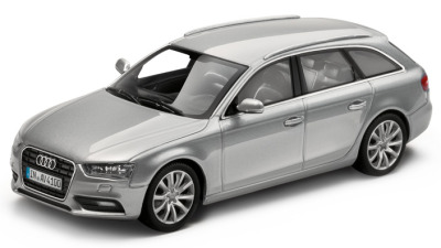 Модель Audi A4 Avant, Ice silver, Scale 1 43