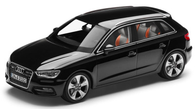 Модель Audi A3 Sportback, Phantom black, 2013, Scale 1 43