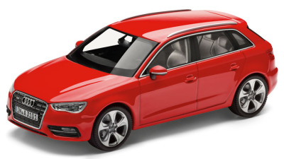 Модель Audi A3 Sportback, Misano Red, 2013, Scale 1 43