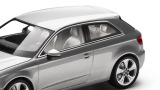 Модель Audi A3, Ice silver, 2013, Scale 1 43, артикул 5011203013