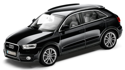 Модель Audi Q3, Phantom black, 2013, Scale 1 43