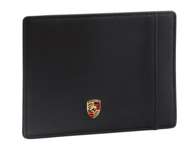 Кожаная кредитница Porsche Credit card case, Leather Black