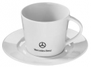 Набор из двух кофейных чашек Mercedes Set of 2 coffee cups, porclain white