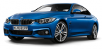 Модель автомобиля BMW4 Series Coupé (F32) Estoril Blue, Scale 1:43