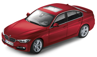 Модель автомобиля BMW 3er Limousine (F30), Melbourne Red, Scale 1:43