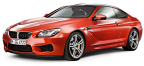 Модель BMW M6 Coupé (F13M) Sakhir Orange, Scale 1:18