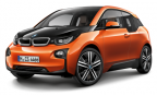 Модель BMW i3 (i01), Scale 1:43, Black/Orange