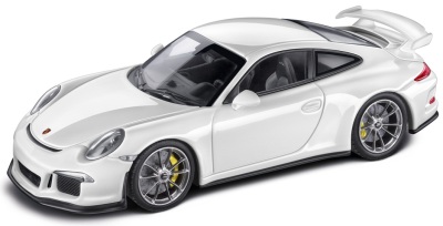 Модель автомобиля Porsche 911 GT3 White 2014