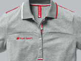 Женская футболка-поло Audi Sport Ladies Polo Shirt Grey, артикул 3131202131