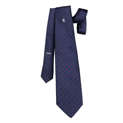 Галстук Ferrari Polka dot tie Blue