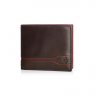 Кожаный кошелек Ferrari Tod's Line Design coin wallet Brown