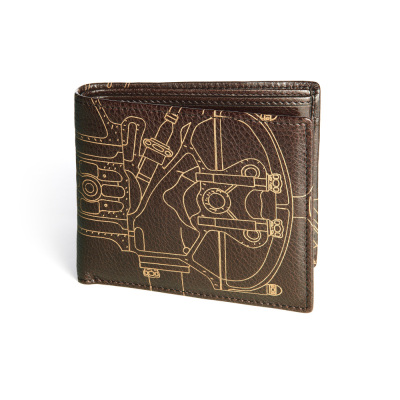 Кожаный кошелек Ferrari Tod's Engine Design coin wallet