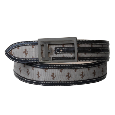 Ремень Ferrari All-over Prancing Horse F belt Beige