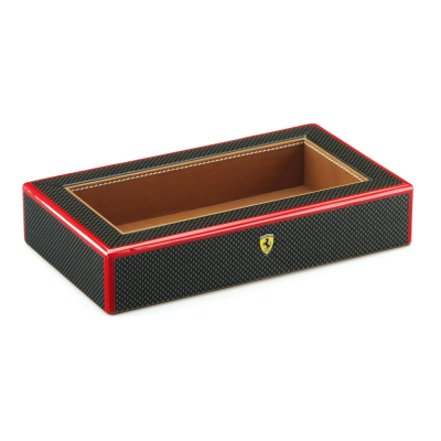 Карбоновый органайзер для ручек Ferrari carbon fibre pen tray