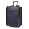 Кожаный чемодан Ferrari Metal Trademark Trolley Black