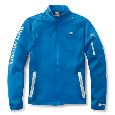 Мужская куртка BMW Men's Athletics Softshell Jacket Blue