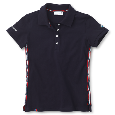 Женская рубашка-поло BMW Ladies' Motorsport Fan Polo Shirt Dark Blue